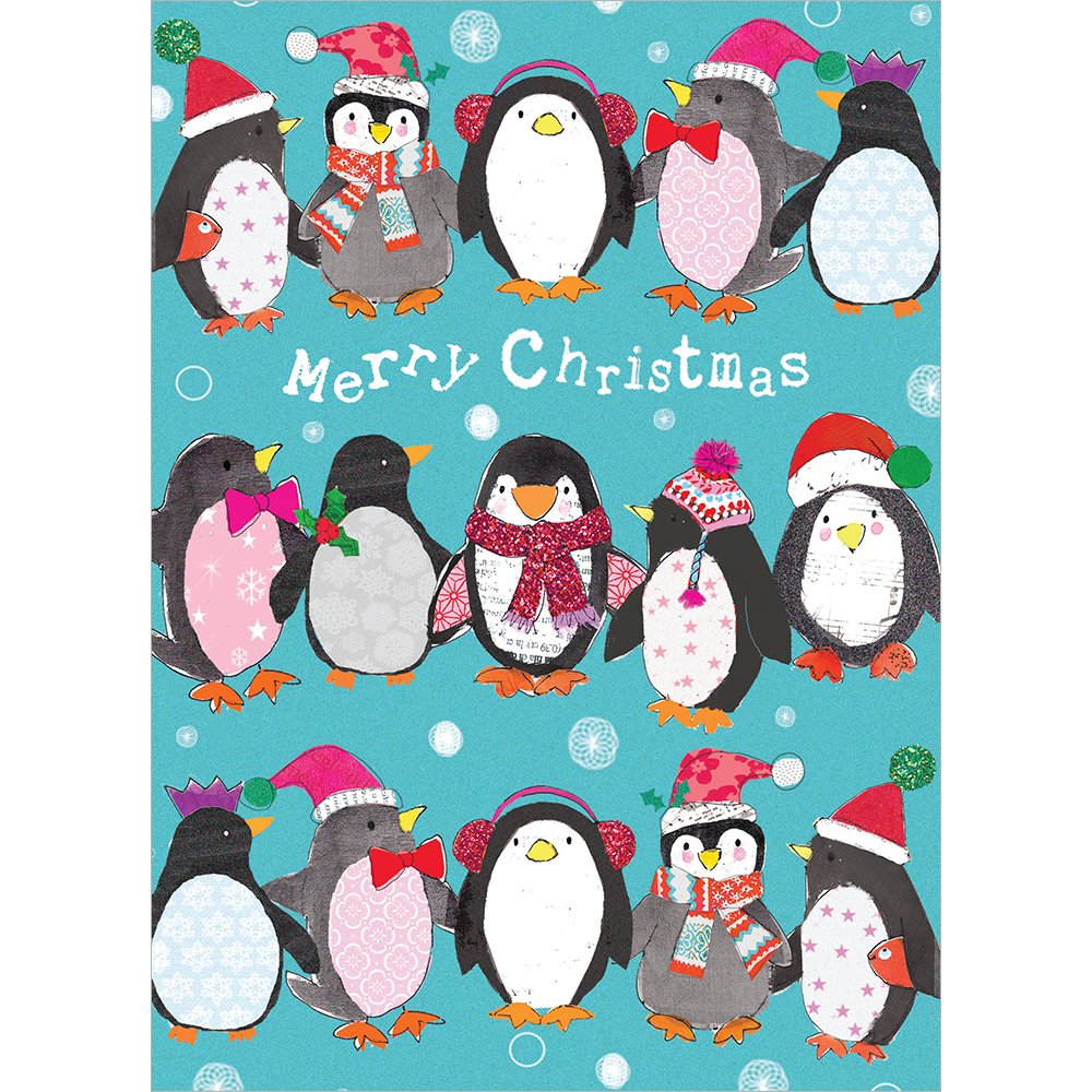 Tree-Free Greetings Holiday Greeting Cards Vintage Brown Recycled Paper Boxed Note Card Set