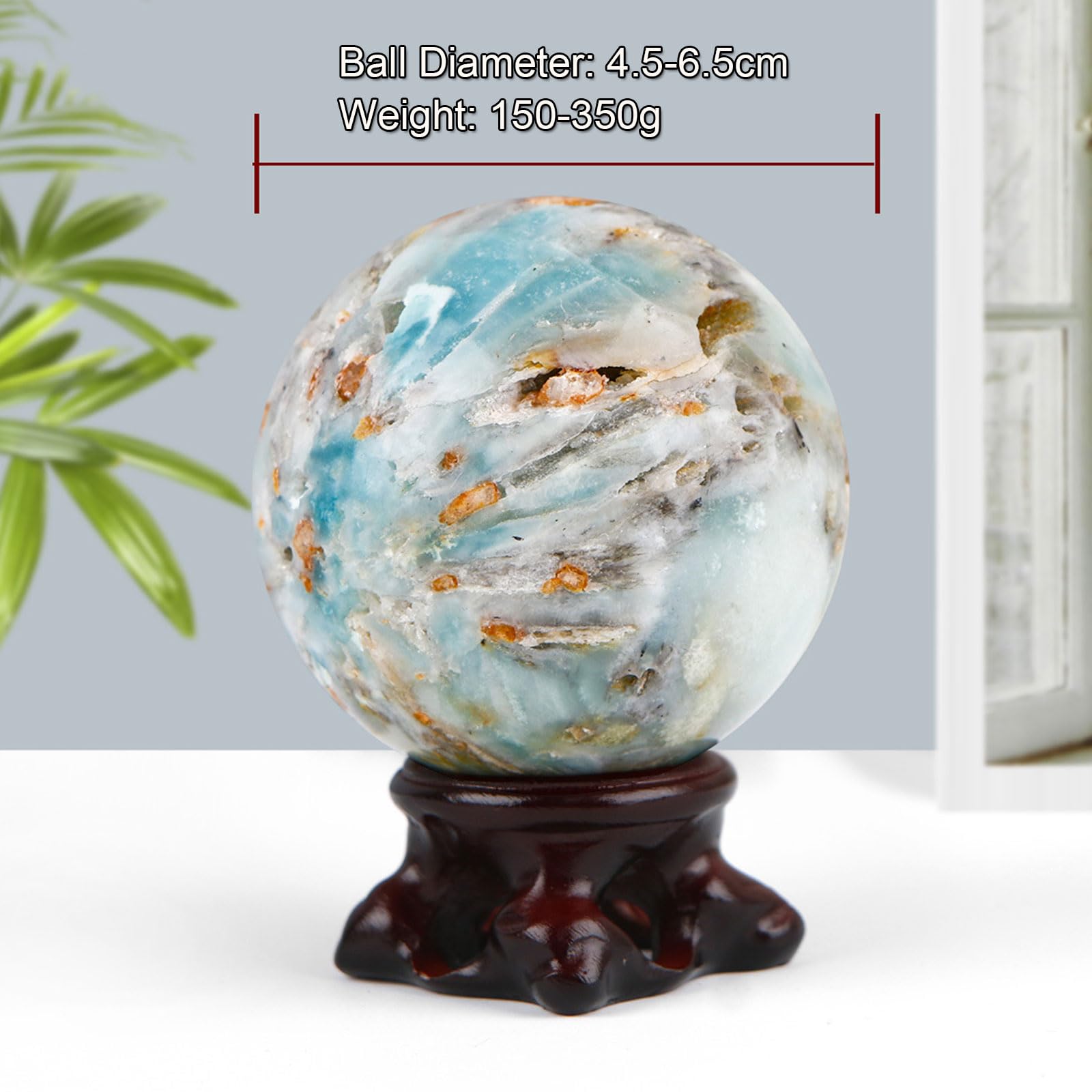 クリスタルボール  ヒーリング　クラウンチャクラ Amazon｜スカイブルークリスタルボール、魔法のヒーリング