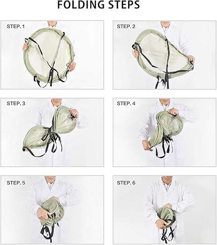 Miniatura 16 de iPower Secador de malla colgante de 2 capas de 2 pies con cremalleras en forma de U, bache, mosquetón y bolsa de almacenamiento, para plantas