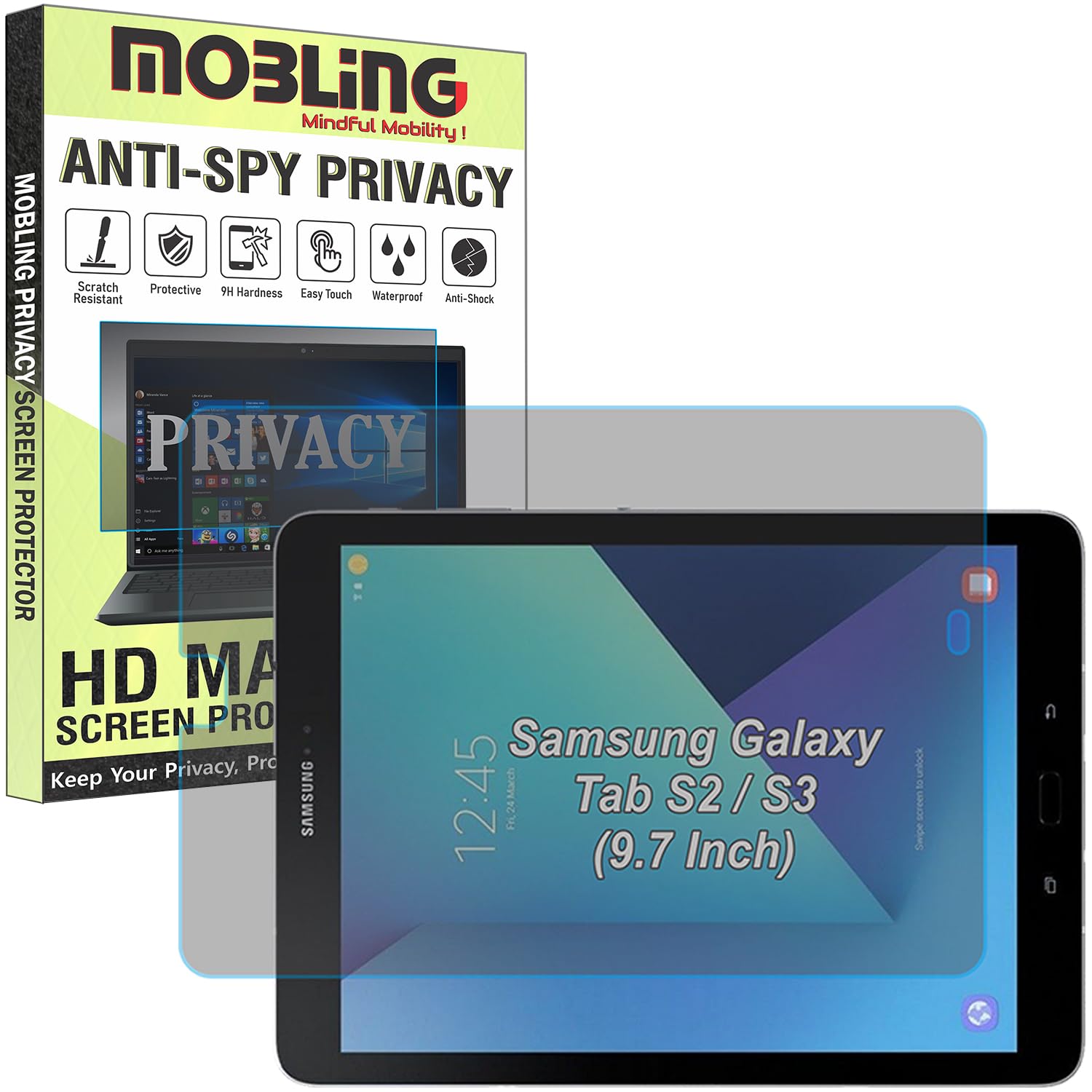 Privacy Matte Screen Guard Compatible With Samsung Galaxy Tab S2, Samsung Galaxy Tab S2/ S3 9.7 inch Tablet (SMT820/SMT825/SMT810/SMT813/SMT815/SMT819) Not a Tempered Glass Screen Protector-image-41