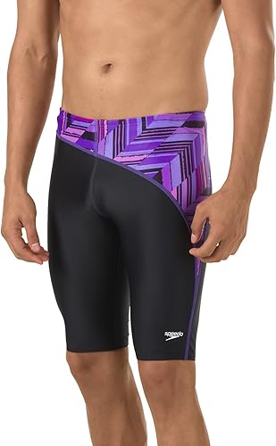 Speedo Men's Swimsuit Jammer Powerflex Eco Angles-Discontinued