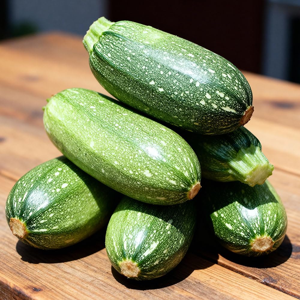 Marrow Zucchino Bolognese Seeds – Early Trailing Variety with Medium Oval Fruits – High Yield Italian Courgette/Zucchini – Heritage Italian Seeds for UK Gardens