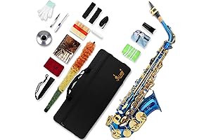 Jean Paul USA Beginner Eb Alto Saxophone in Blue