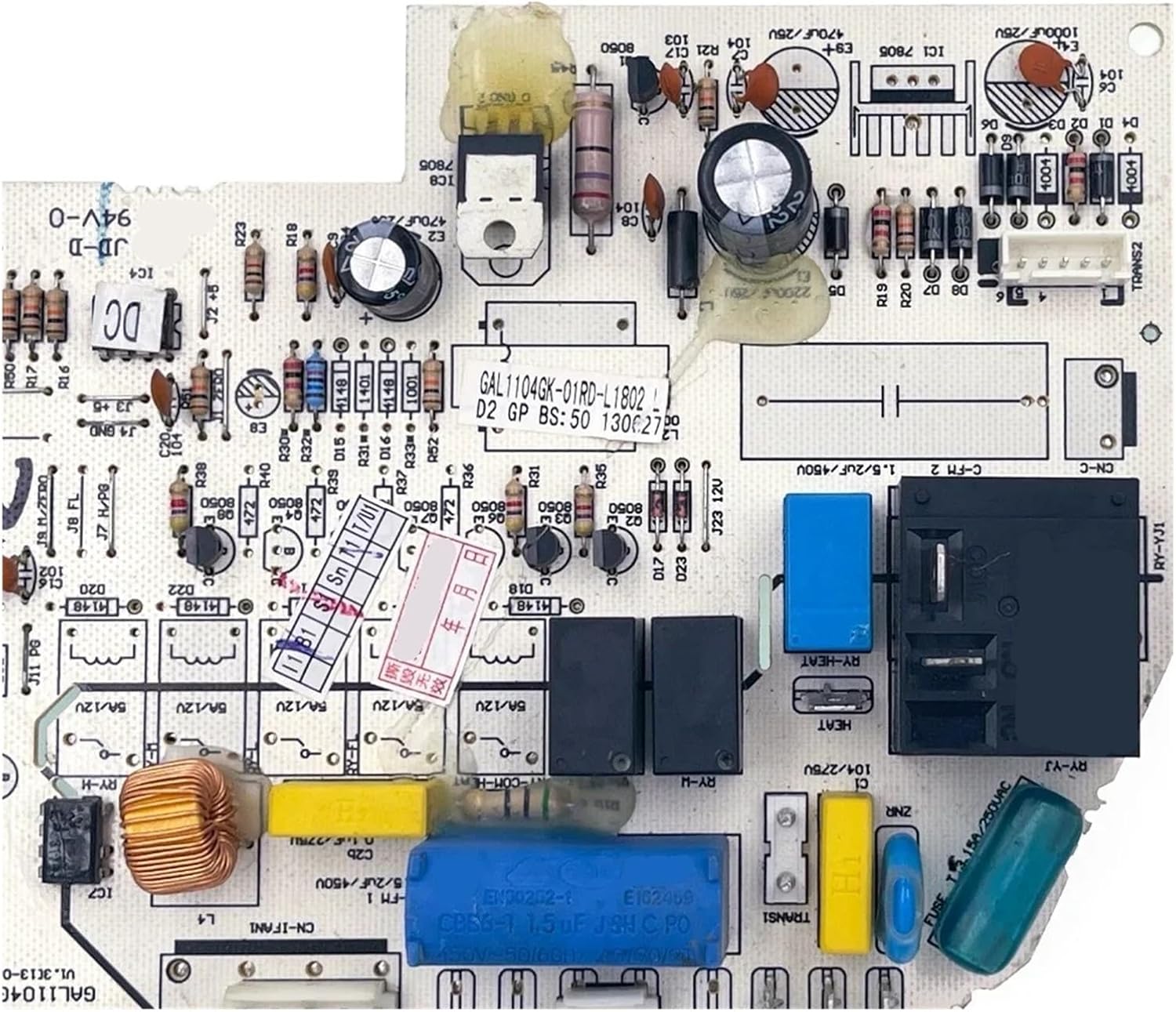 GAL1104GK-01RD-L1802 Indoor Unit Control Board GAL1104GK-01 Accessories,Compatible For Galanz Air Conditioners, Circuit PCB Spare Parts.