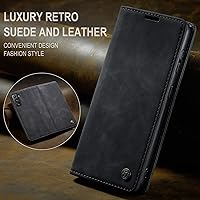 Vista 2 de SINIANL Funda de piel para Galaxy S22+ 5G, funda plegable con función atril magnético, ranuras para tarjetas, funda protectora para Galaxy S22+ 5G