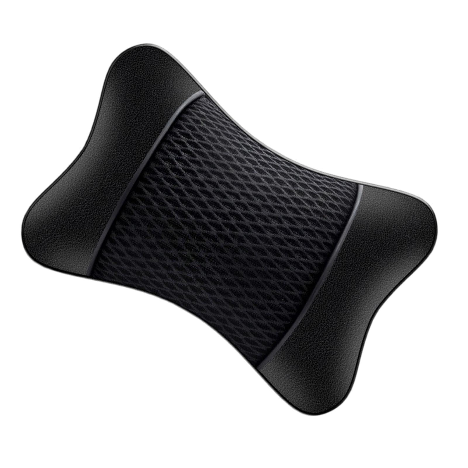 Oreiller cervical pour siège de voiture, coussin cervical pour voiture, Oreiller de soutien du cou de voiture élastique et respirant, Coussin repose-nuque pour appui-tête, oreillers de voyage pour la