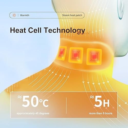 Miniatura 4 de Envolturas térmicas para cuello y brazo, 5 unidades, de larga duración, naturales, seguras e inodoras, de un solo uso, para cuello y brazos,