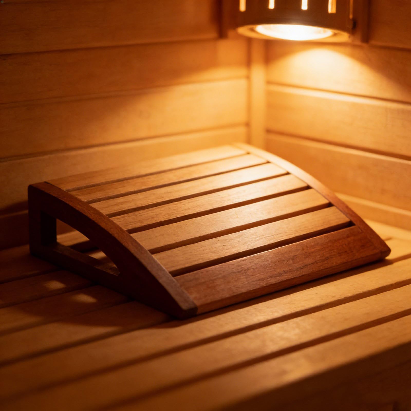 Holz Sauna Kopfstütze, Entspannungskissen, ergonomisches Nackenstützkissen, Dampfbad Zubehör, Geschenk für Verliebte, Geschenk für Verliebte