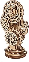 Vista 6 de UGEARS Rompecabezas de madera 3D de torre de reloj antiguo para adultos, kit de modelo de madera para adultos, kit de reloj para hacer tú mismo, kit
