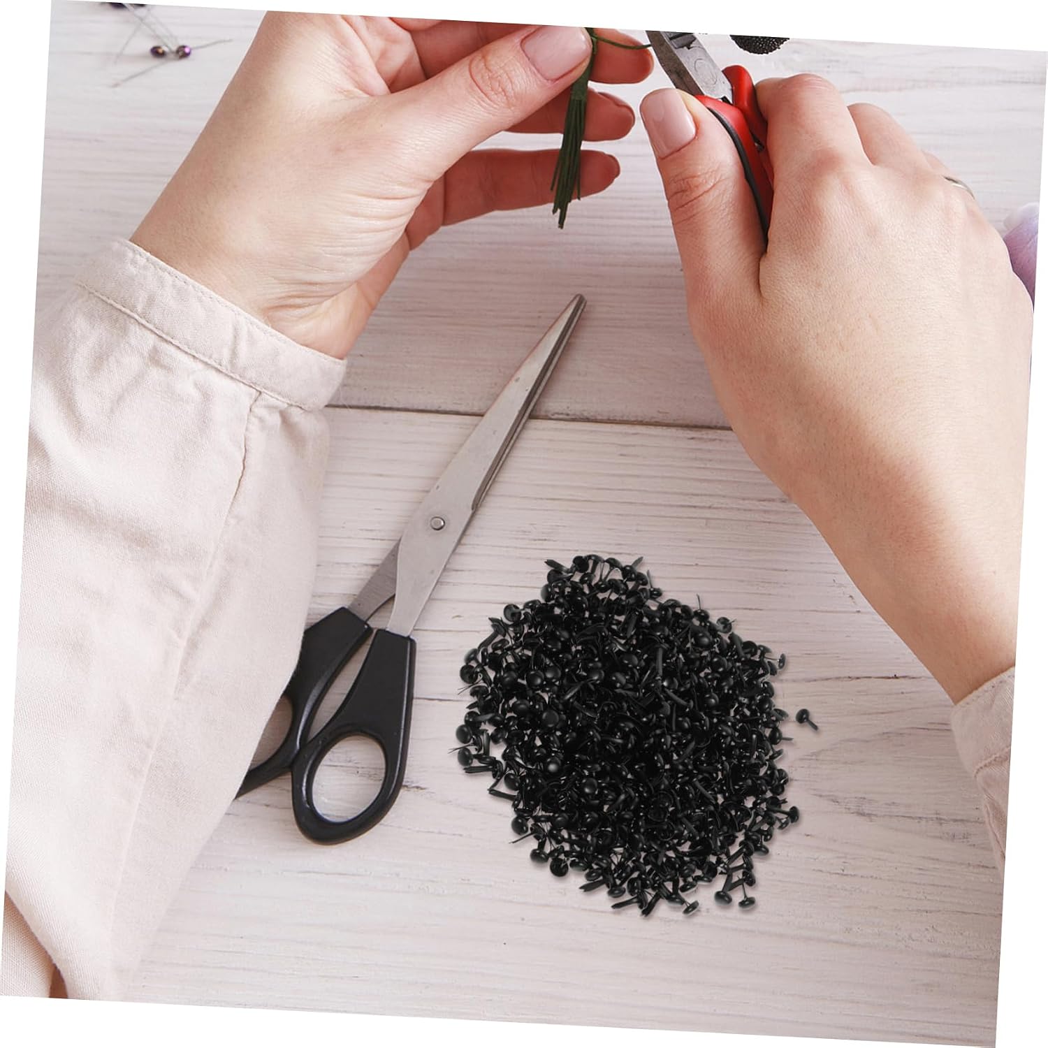 DOITOOL 500pcs Mini Brads for Paper Crafting Sturdy Decorative Fasteners for Scrapbooking Projects Precision Brads for Card Making and Suitcase Decor