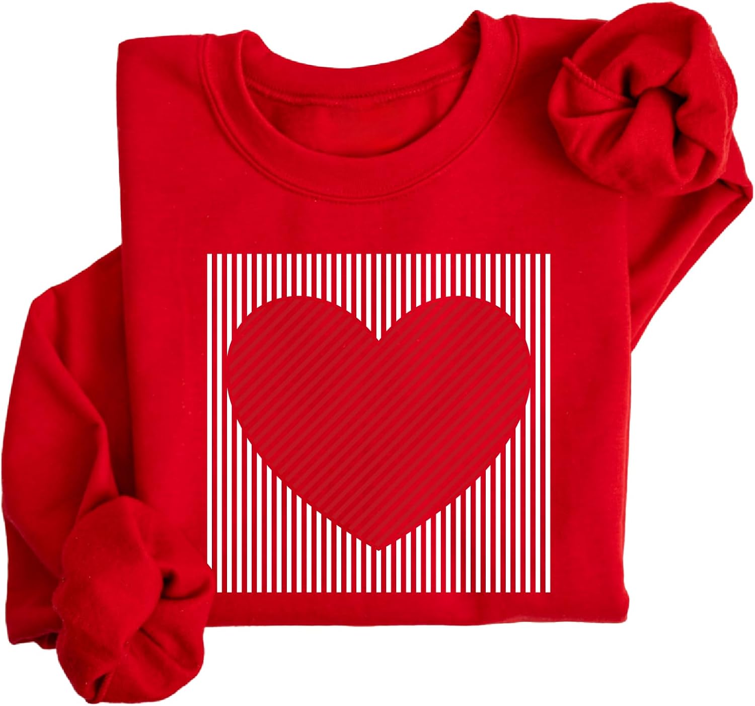Retro Valentines Heart Sweatshirt, Teacher Valentine Gift, Womens XOXO Hoodie - Image 3