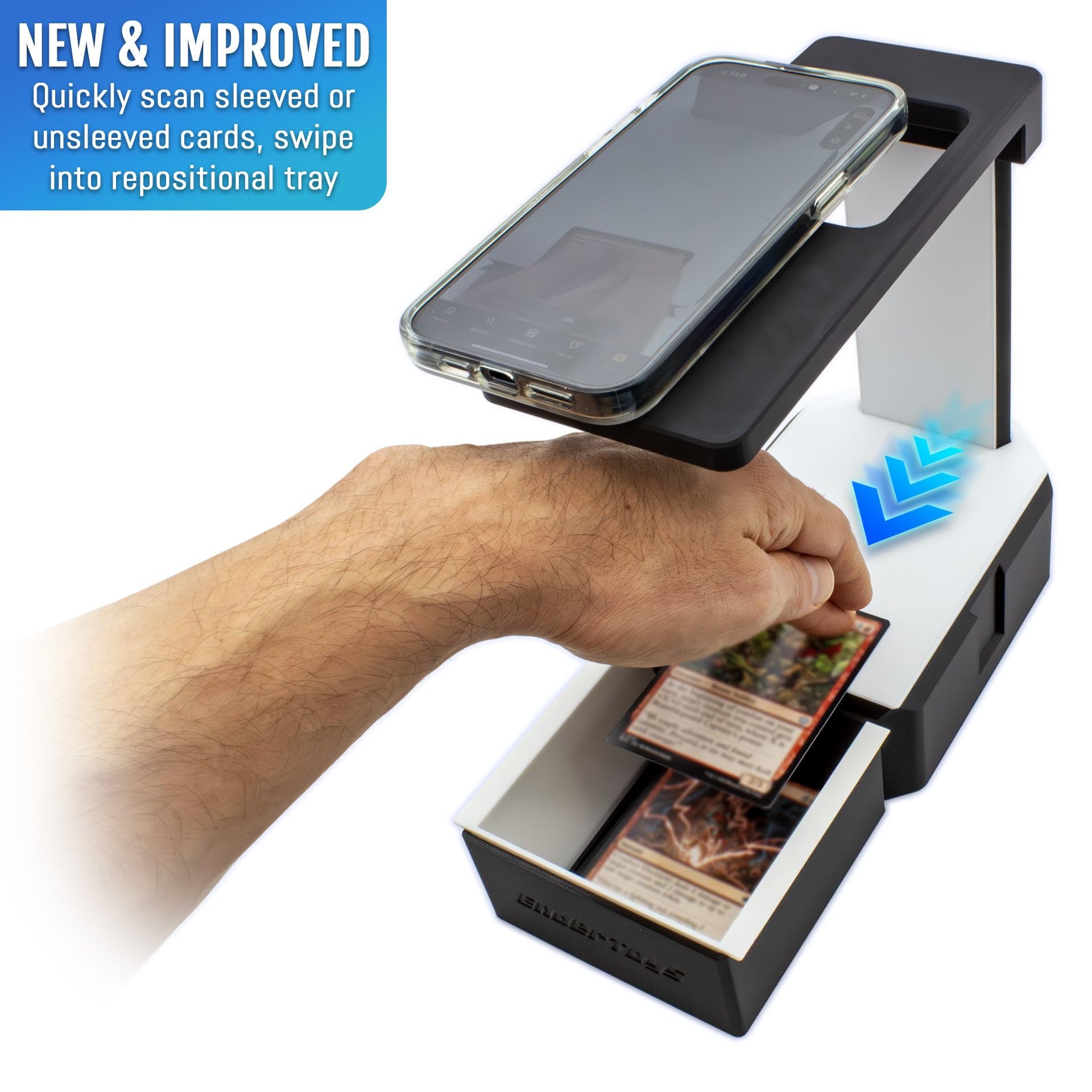 tcg card scanner for pokemon Amazon.com: EnderToys Card Scanner - Scan Station Deluxe TCG Organizer  Stand for MTG, Pokémon, Yugioh Trading Cards | Holds Sleeved & Unsleeved  Bulk