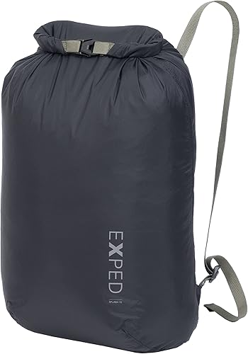 Exped Mochila Splash - Bolsa impermeable con tapa enrollable, Negro -, Mochilas Daypack