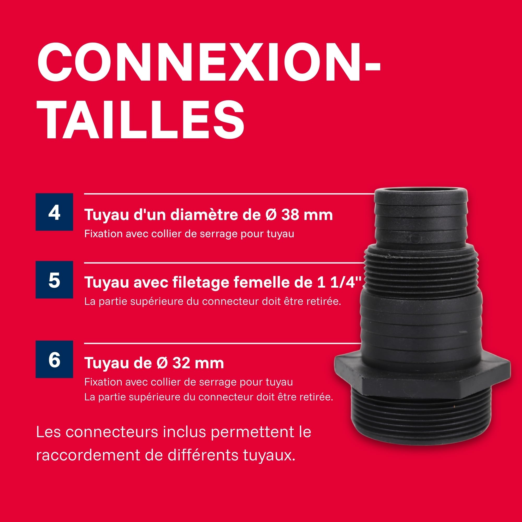 T.I.P. Extrema 400/11 Pro Pompe Submersible pour Eaux Usées Débit 24000 l/h Hauteur de Refoulement 11 m Puissance 1500 W en Inox et Roue en Fonte Pour Fonctionnement Continu Couleur Noir Argent