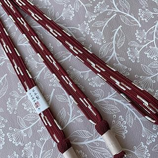 特選帯締め 日本橋やまざき 平組 より房 正絹