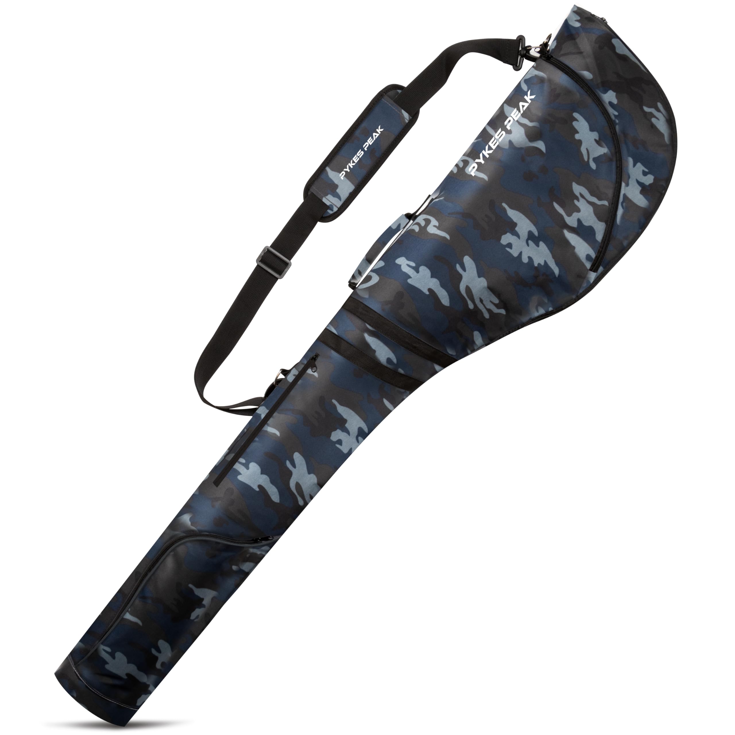 PYKES Peak Housse pour Club de Golf | Design Pliable pour Clubs de 119,4 cm | Peut contenir 10 Clubs | Poche étanche | Idéal pour la Pratique et la Pratique | 10 Couleurs | Conçu au Japon