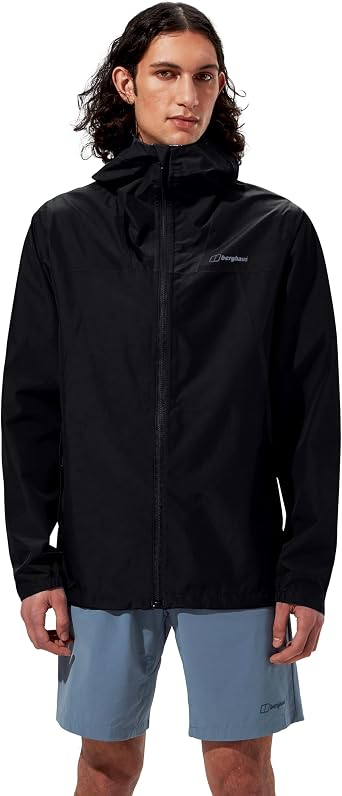 Berghaus Men's Deluge Pro 2.0 Waterproof Shell Jacket | Adjustable | Durable Coat | Rain Protection Waterproof Jacket