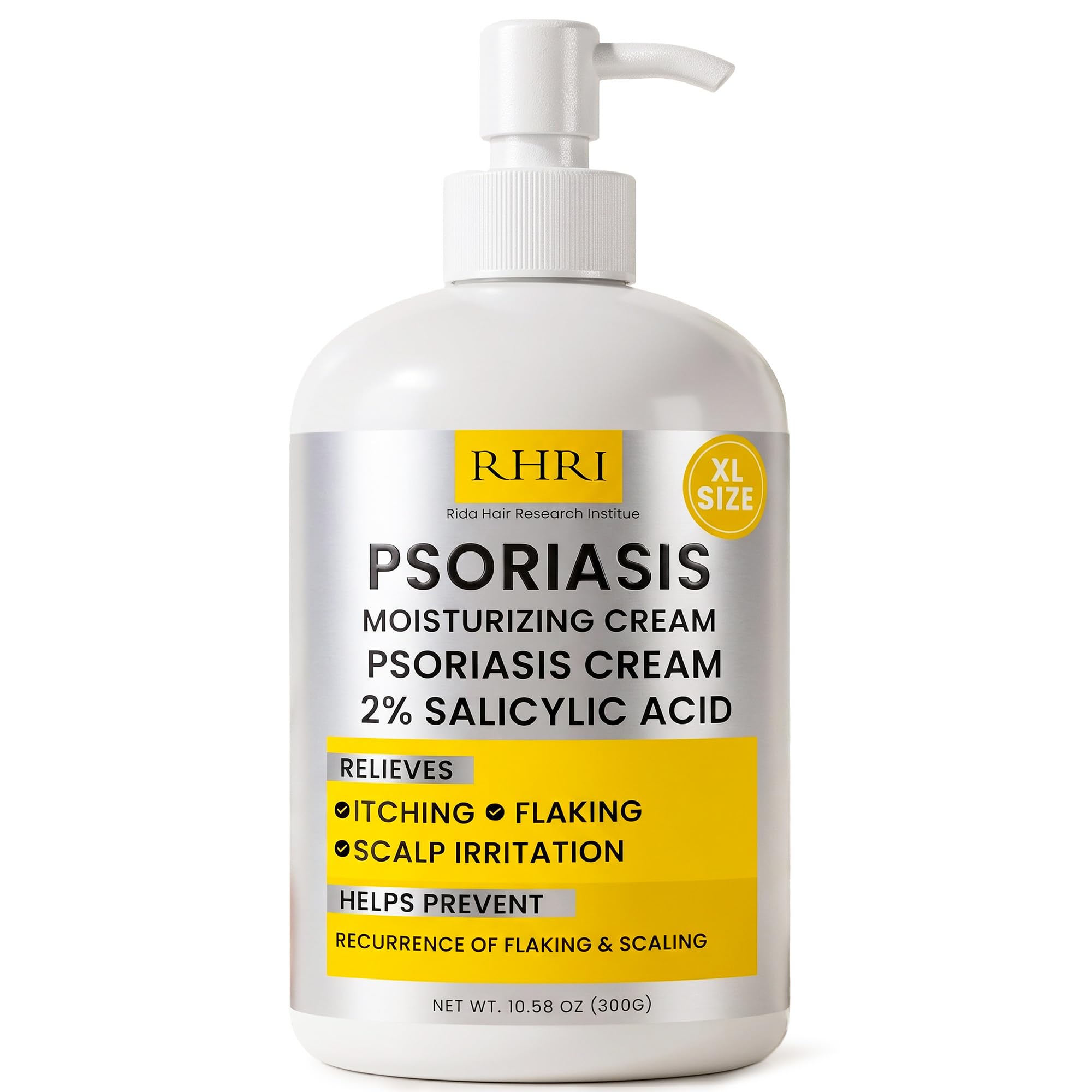Psoriasis Cream for Itchy Scalp with 2% Salicylic Acid for Face & Body
