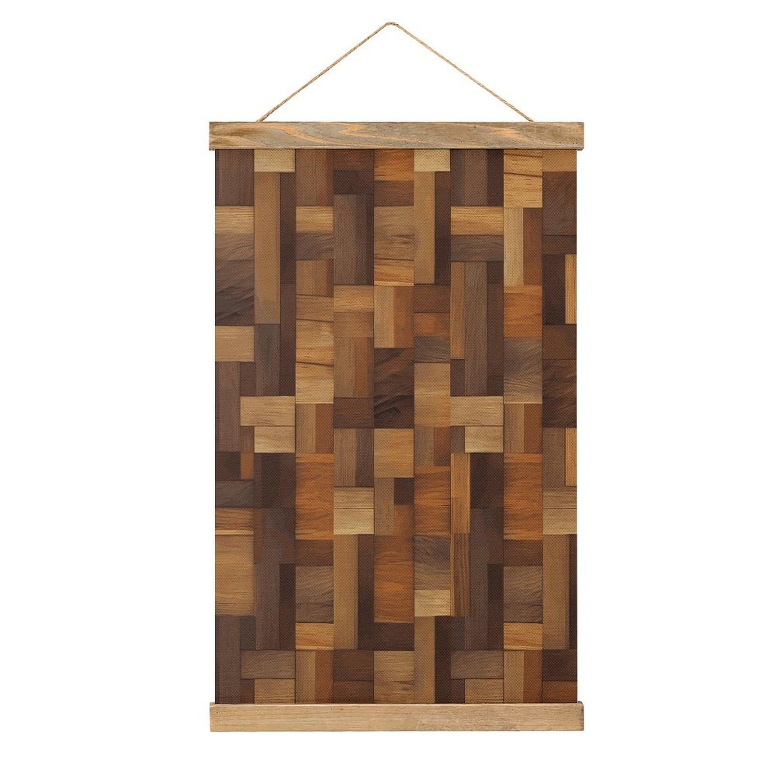 FekiLoot Wood Linen Hanging Painting Vintage Poster Hanger Frame Wall Decor Art Painting Printed on Linen Without Fading Living Room Office Bedroom Playroom Apartment Decor