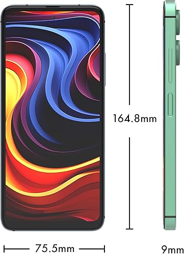 Miniatura 2 de NUU Teléfono celular básico N20, cámara gran angular, 6 GB + (6 GB de RAM extendida), almacenamiento de 128 GB, pantalla HD+ de 6.6 pulgadas, 90 Hz