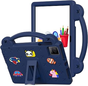 Kids Case for Tmobile Revvl Tab 5G Tablet Cover Case 10.36-inch 2023, with Stand Handle Dolls, Navy