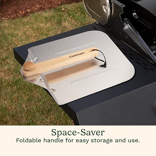 Miniatura 4 de Cuisinart CPO-700 Kit de horno de pizza con tapa para parrilla, negro y aluminio