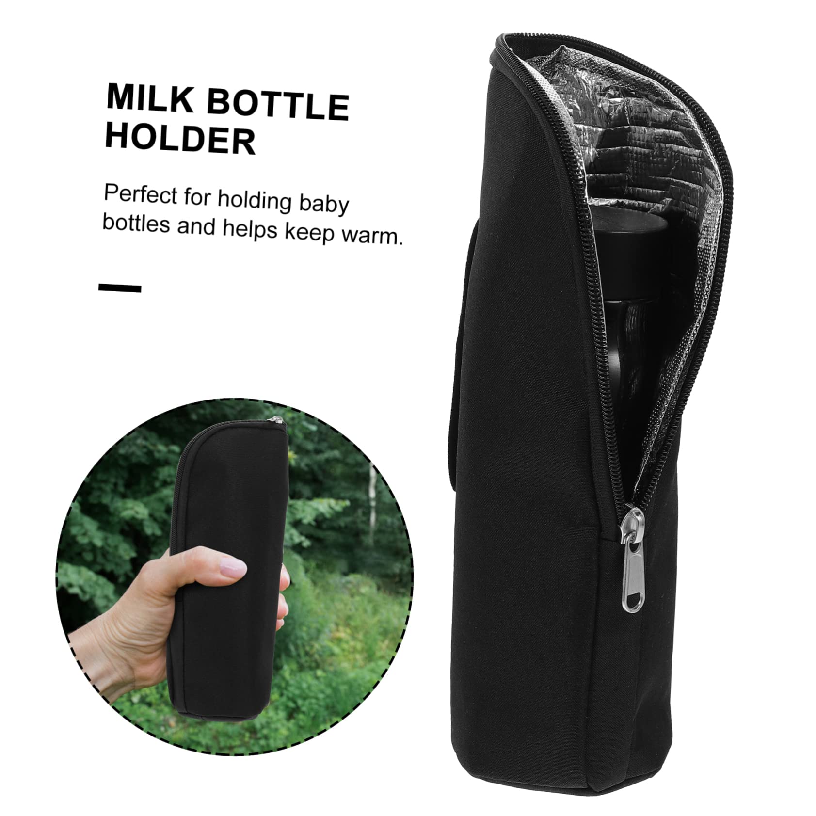 BESPORTBLE Insulated Bottle Bag Versatile Milk Bottle Carrier for Strollers Easy to Carry for Moms the Go for Milk and Snacks Random Color