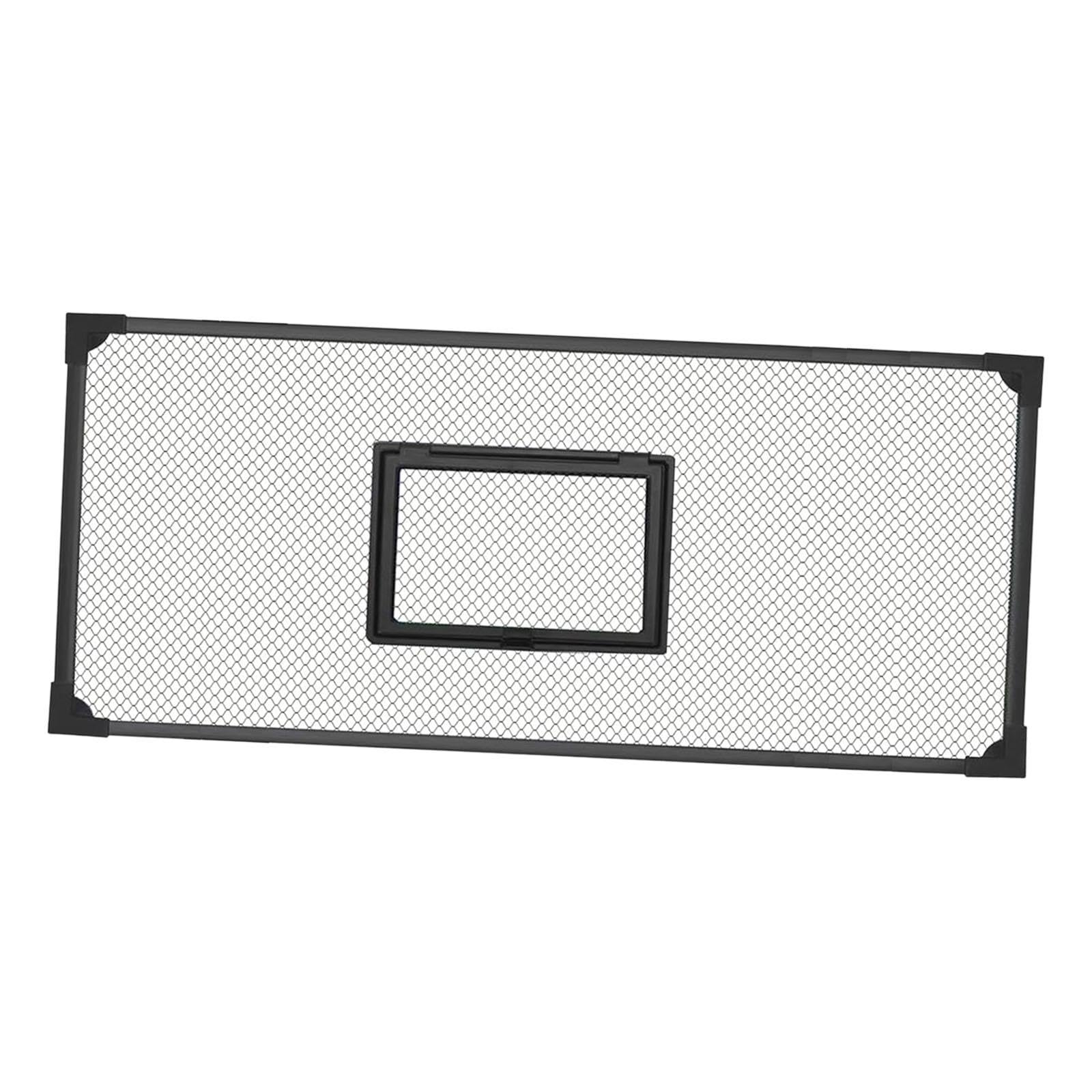Couvercle de Remplacement pour Aquarium, Auto-assemblable, Anti-déchirure, Noir, Robuste, 100x40cm