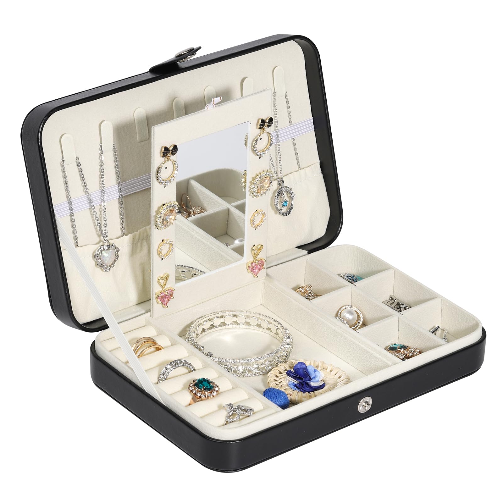 Amazon.com: Xilitata Travel Jewelry Box, Small Jewelry Box for Women ...