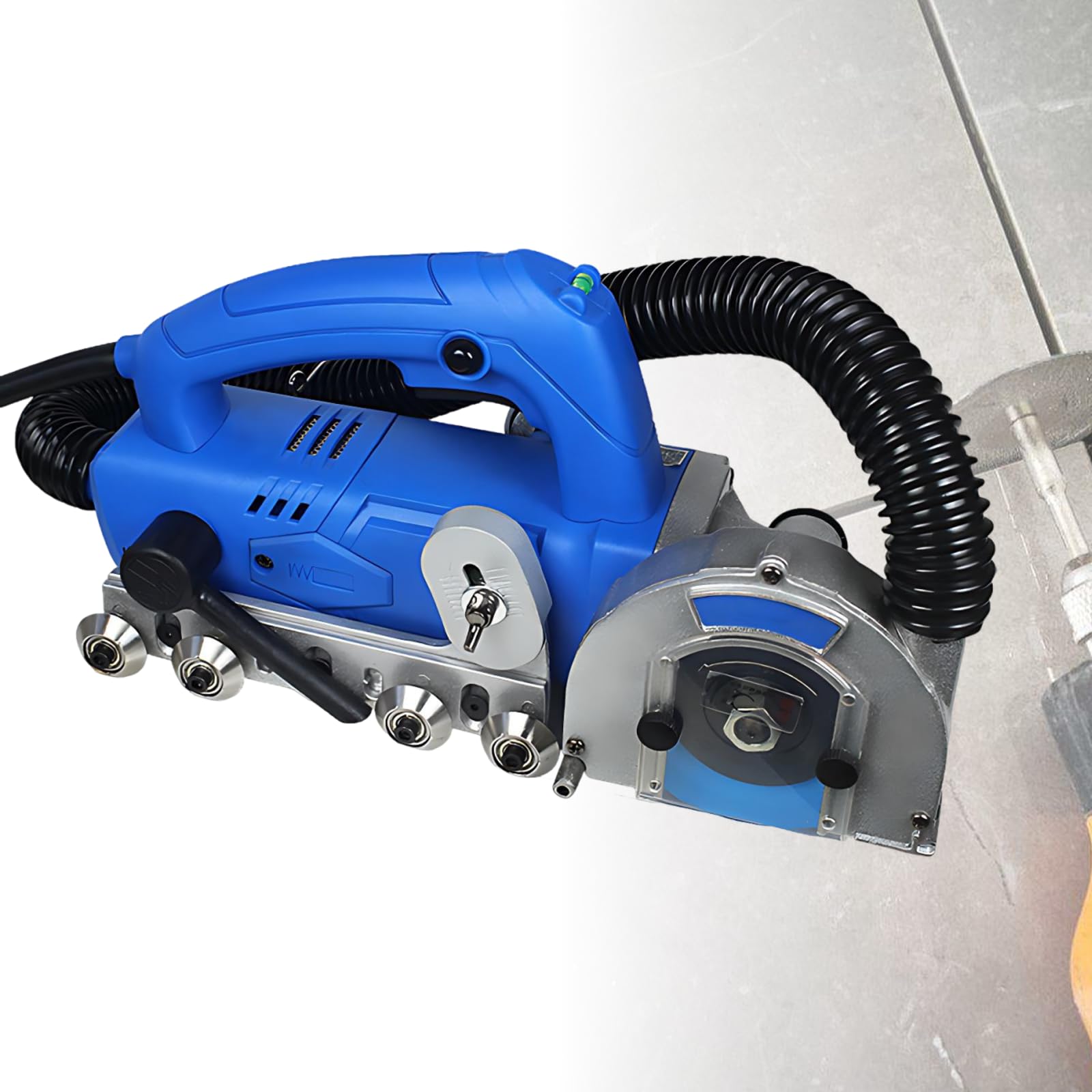 CIELOBLOEN Electric Tile Joint Cleaning Machine | 1200W Household Electric Tile Gaps Crevice Cleaning Machine Slotting Tool | Bubble Level | for Cleaning Old Cement Between Ceramic Tiles A