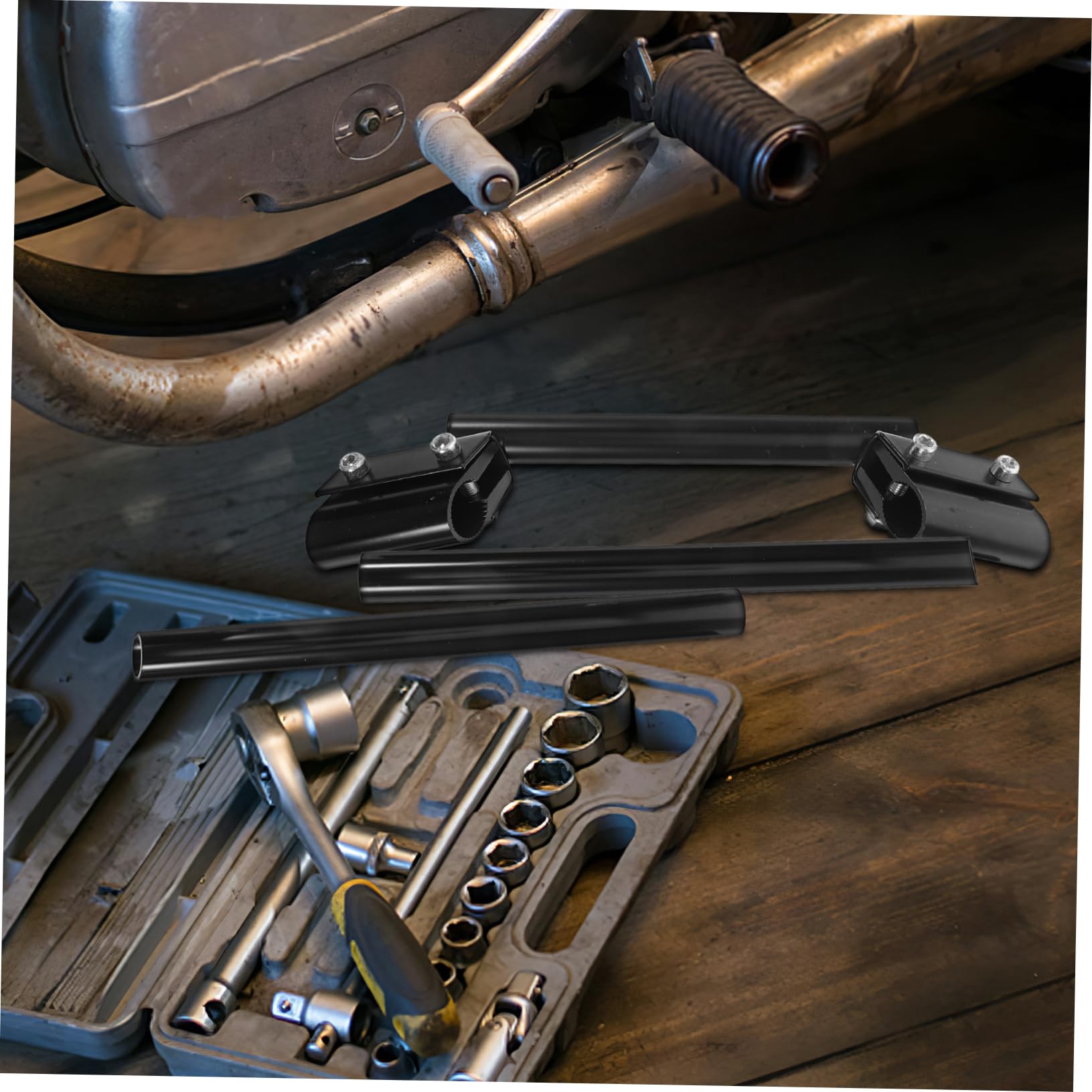 MAGICLULU Guidon De Moto Entretoise De Guidon Barre Transversale De Renfort Pour Motocross Dirt Bike