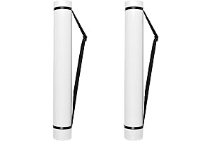 2 Pack White Expandable Poster Tube