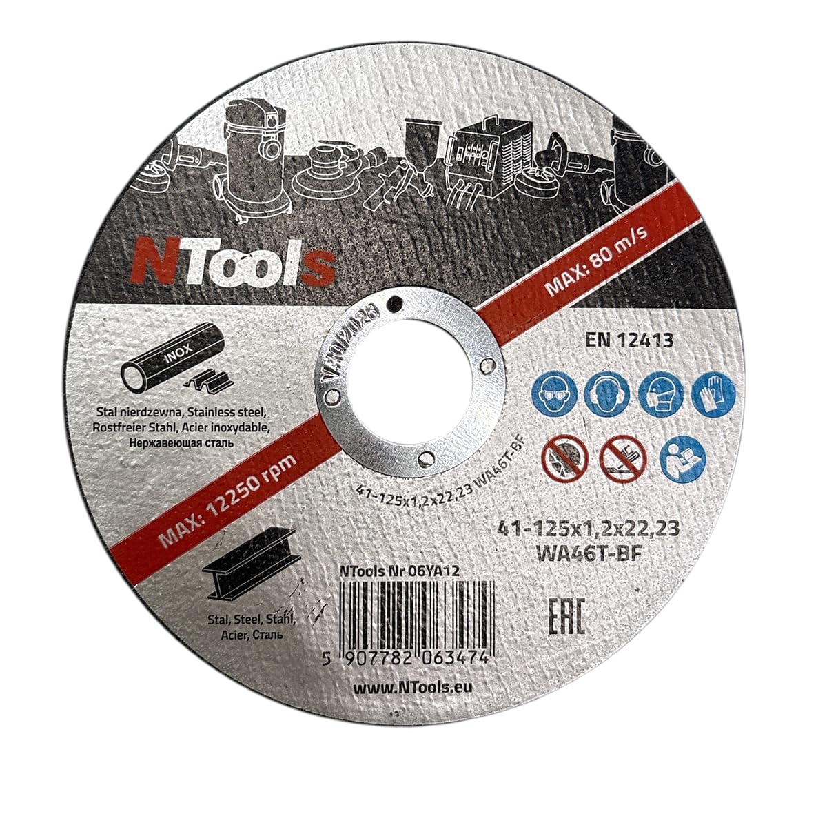 SDC Trennscheiben 125x1.2 Mm – 25 Stück Für Edelstahl & Metall