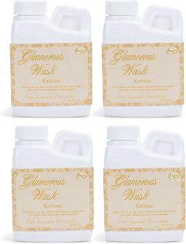 Tyler Glamorous Wash 4 ounce Fine Laundry Detergent Pack of 4, Kathina