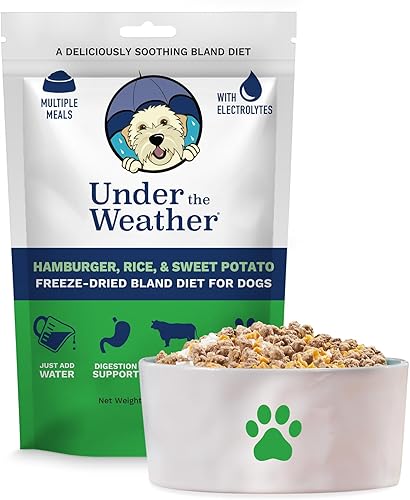 Vista 53 de Under the Weather Dieta suave para perros Fácil de digerir para perros enfermos Siempre esté listo Contiene electrolitos – Carnes naturales