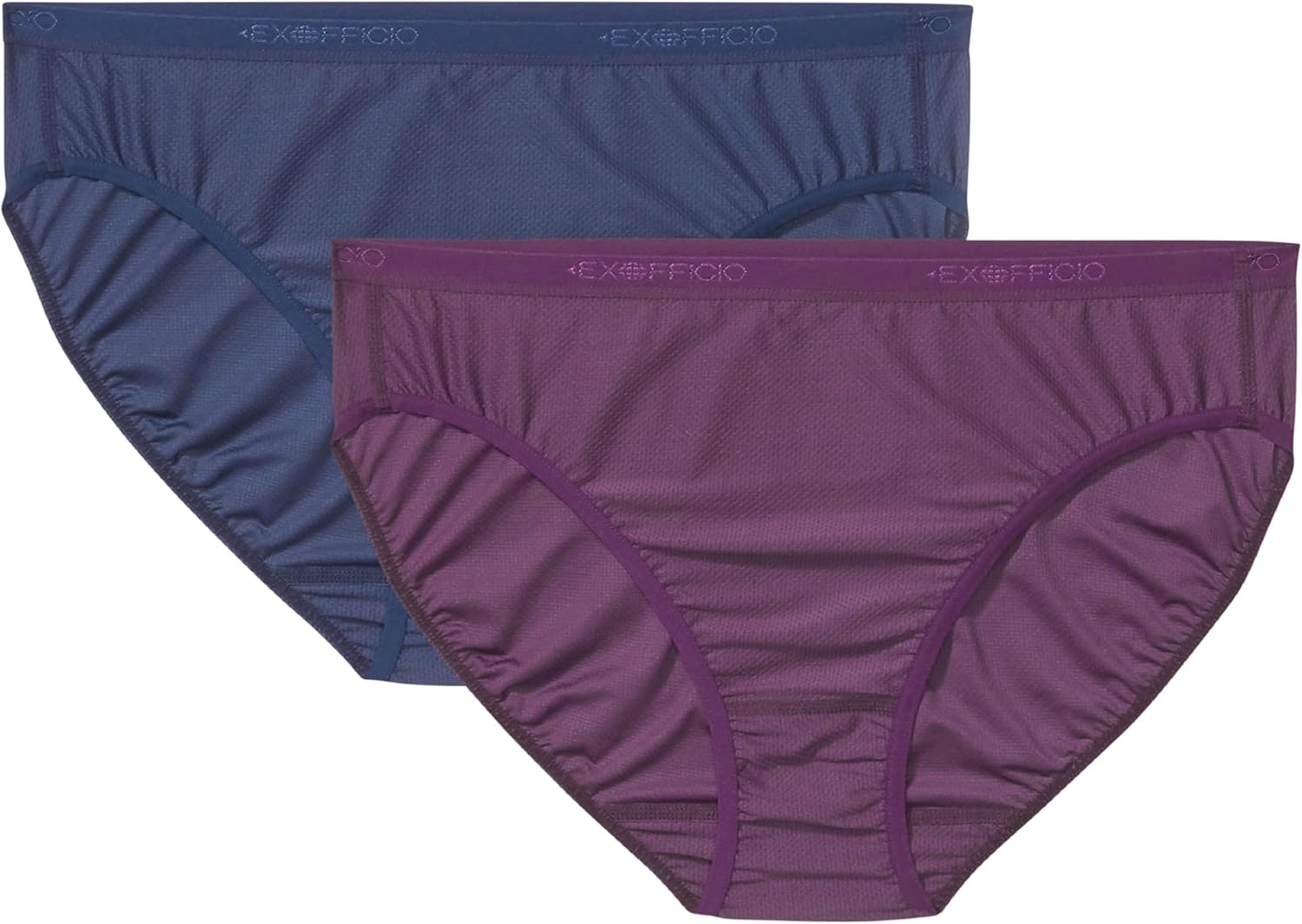 ExOfficio Women's Give-N-Go 2.0 Bikini Cut Brief 2-Pack - Breathable Durable Easy Care Travel Underwear