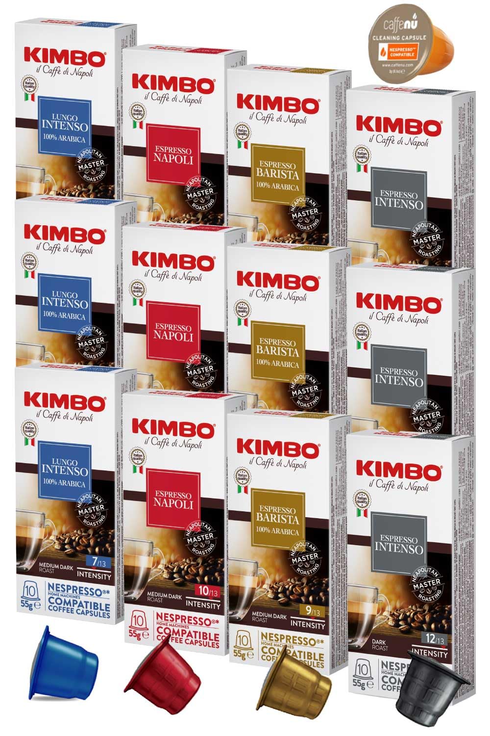 Amazon.co.jp: ネスプレッソ カプセル 互換 キンボ コーヒー 4種×3箱