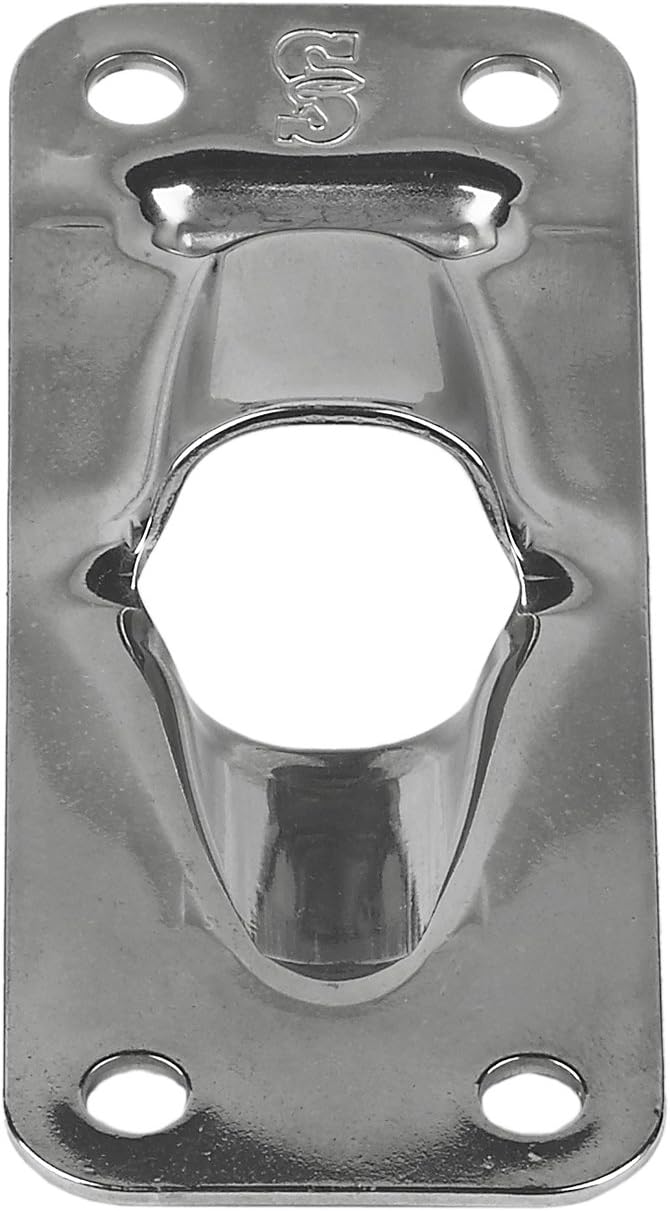 SchaeferStainless Steel Flat Exit Plate for 1/2-Inch (12mm) Halyard