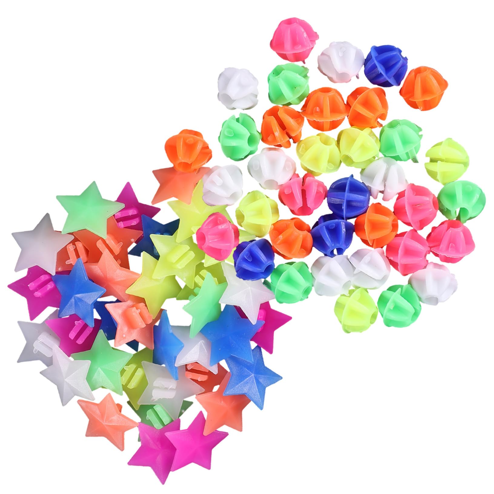 balacoo Bike Decorations Set 72pcs Plastic Bike Spoke Beads Easy to Apply Attractive Fun for Boys and Girls