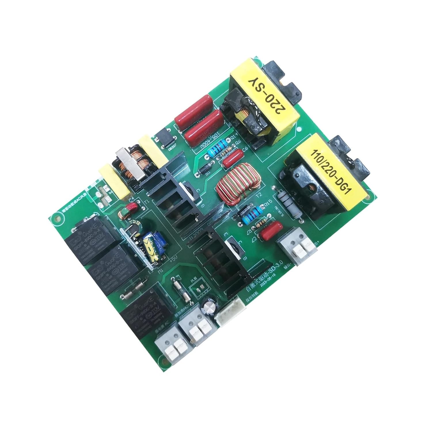 40kHz Mechanical Driver Board/Digital Circuit Boards for Ultrasonic Cleaner 60W-180W 110V/220V Ultrasonic Generator PCB(Knob-110V-180W-DG3)