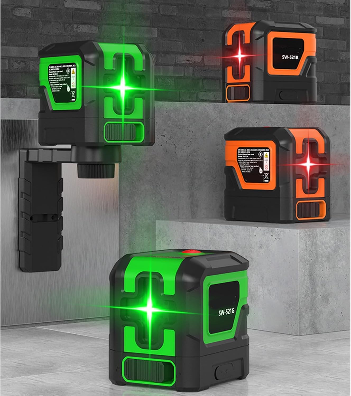 Intelligent Auto Leveling Leveler Double Light Source High Accuracy For Furniture Assembly And Wall Mounting Job