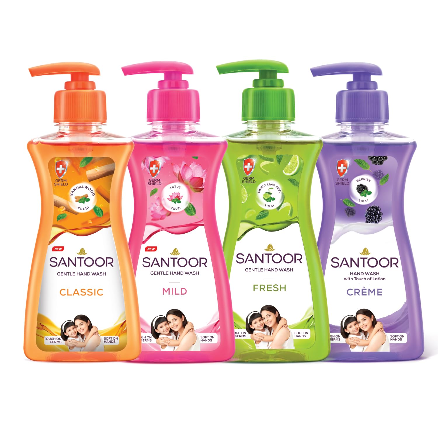Santoor Mild Lotus and Tulsi, 200ml (Buy 1 Get 1) - Image 7 thumbnail