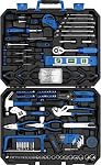 DEKOPRO 228pcs Socket Wrench Auto Repair Tool Combination Package Mixed Tool Set Hand Tool Kit with Plastic Toolbox Storage Case (228PCS)