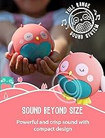 Vista 2 de Planet Buddies Altavoz Bluetooth para niños y niñas con micrófono, mini altavoz Bluetooth portátil inalámbrico, batería de 60 días, para el hogar