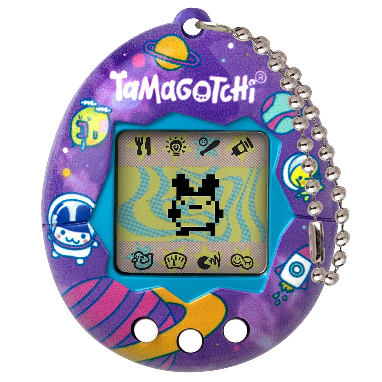 Tamagotchi original – Bandai – Tama Universe – Animaletto Virtuale Elettronico con Schermo LCD – Gioco Interattivo in italiano con Mini‑Giochi – Giocattolo per bambini 8 anni e + in italiano – 42956