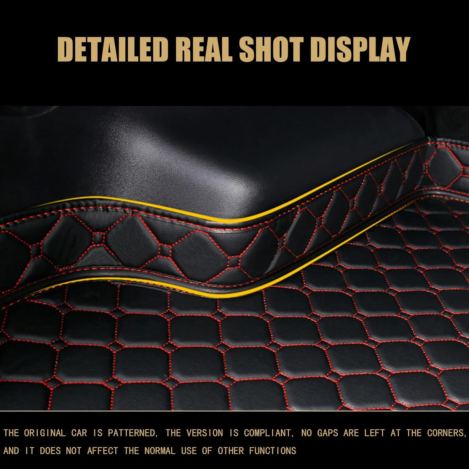 Leather Car Trunk Mat for Lincoln Aviator(6seats) 2020 2021 2022 2023 2024 2025 2026 Car Cargo Liner Trunk Mat All Weather Protection Car Boot Liner,Coffee