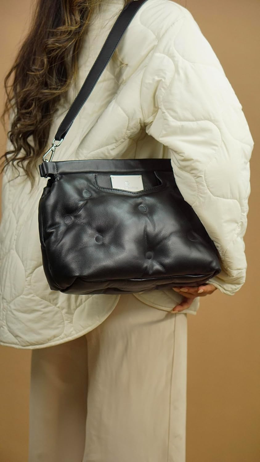 Premium Italian Leather Tote Bag for Women – 100% Genuine Leather Handbag. Crossbody Bag with Detachable Strap - Image 2