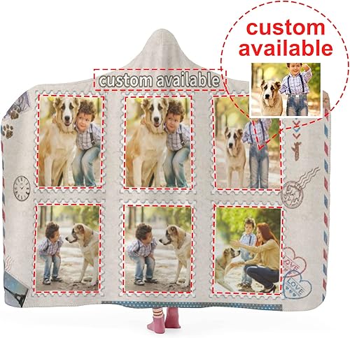 Miniatura 2 de POPCUSTOMS Manta con capucha personalizada