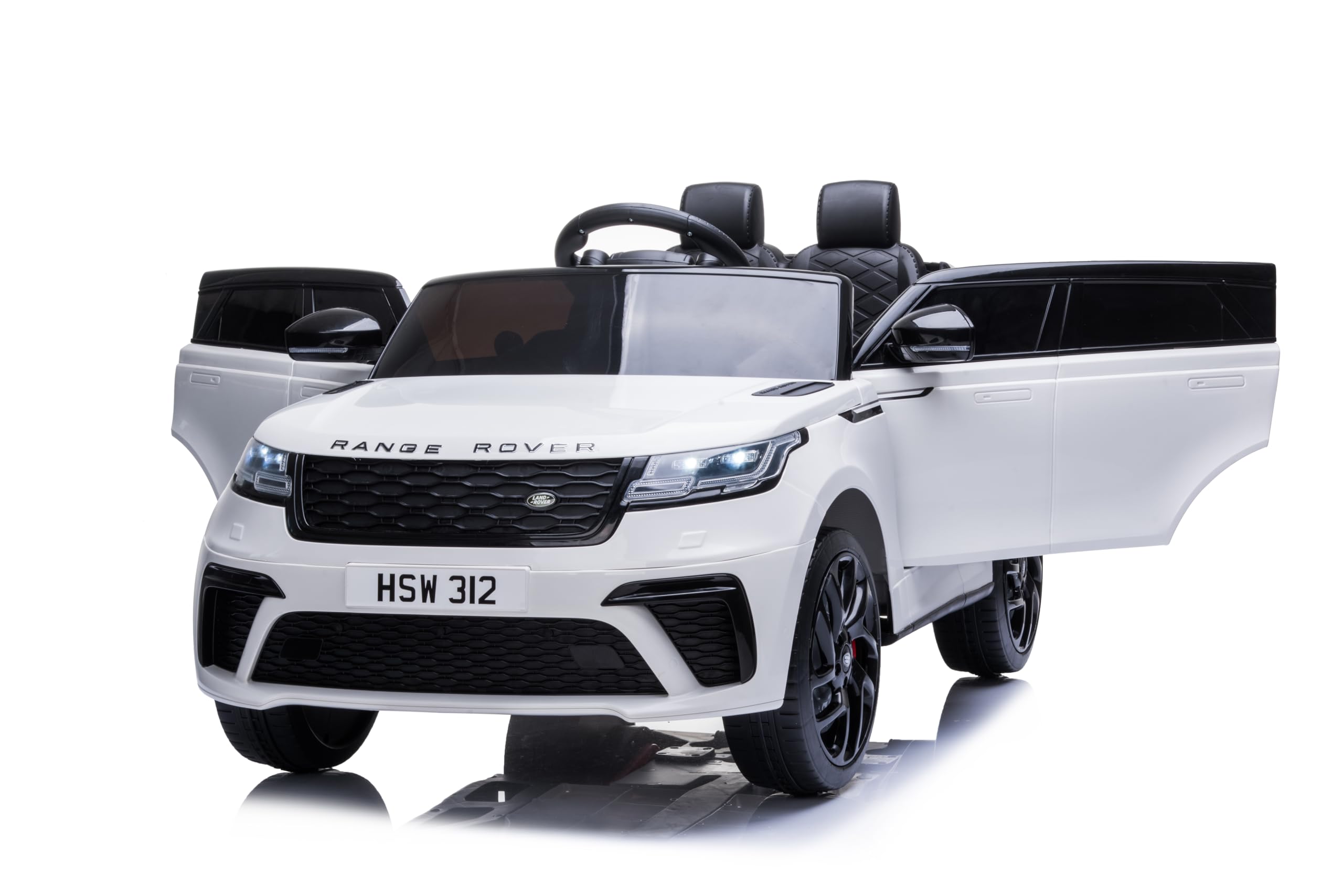 Kids Electric Ride-On Car,12V Licensed Land Rover with Remote Control,MP3 Player and Rocking Function for Ages 4-8