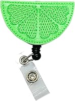 Vista 1 de Lime Badge Reel (Alligator Swivel Clip)